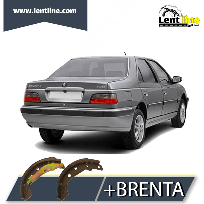 لنت ترمز عقب پژو پارس برندBRENTA+
