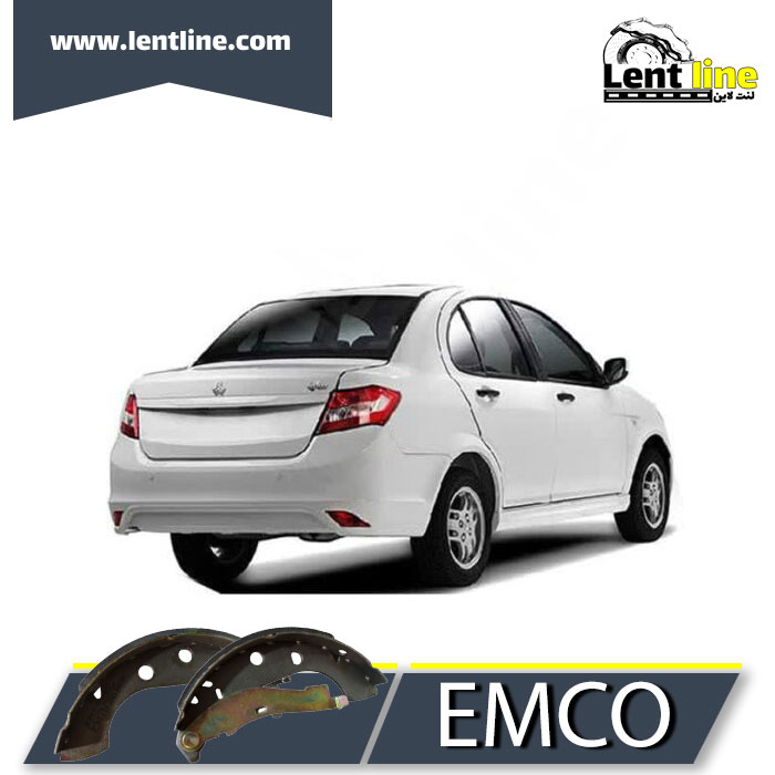 لنت ترمز عقب کفشکی ساینا برند EMCO
