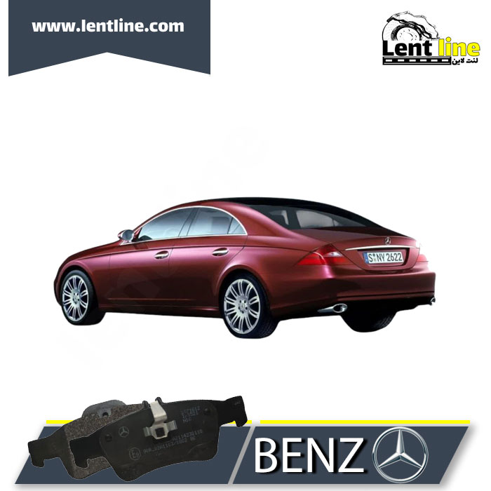 لنت ترمز عقب بنز CLS طرح اصلی برند Benz Motor