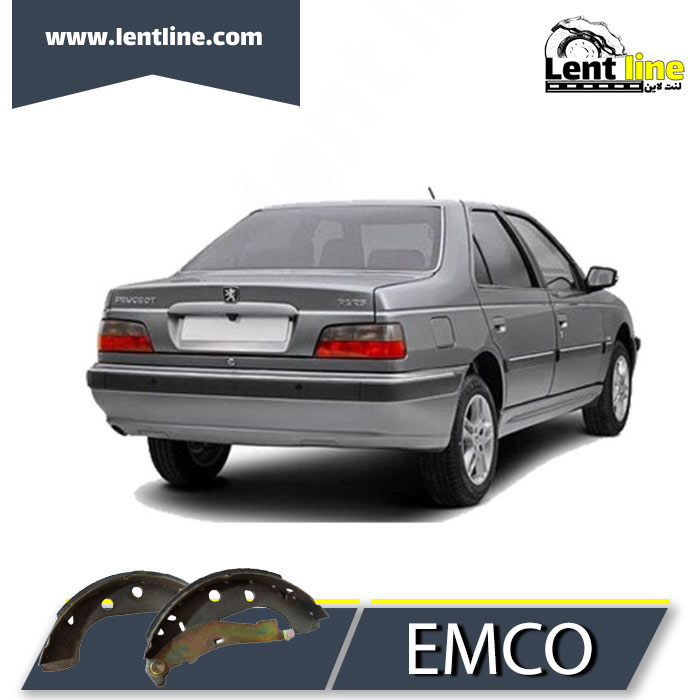لنت ترمز عقب کفشکی پژو پارس برند EMCO
