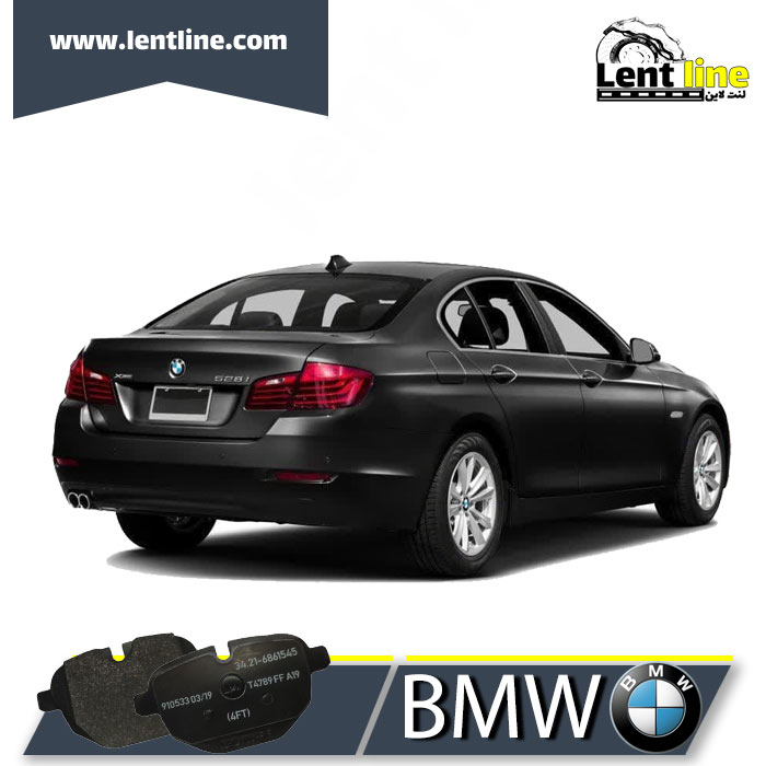 لنت ترمز عقب BMW 528 طرح اصلی برند بی ام و موتور